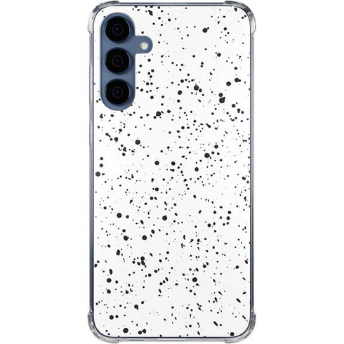 White Speckle Galaxy A35 5G Clear Case
